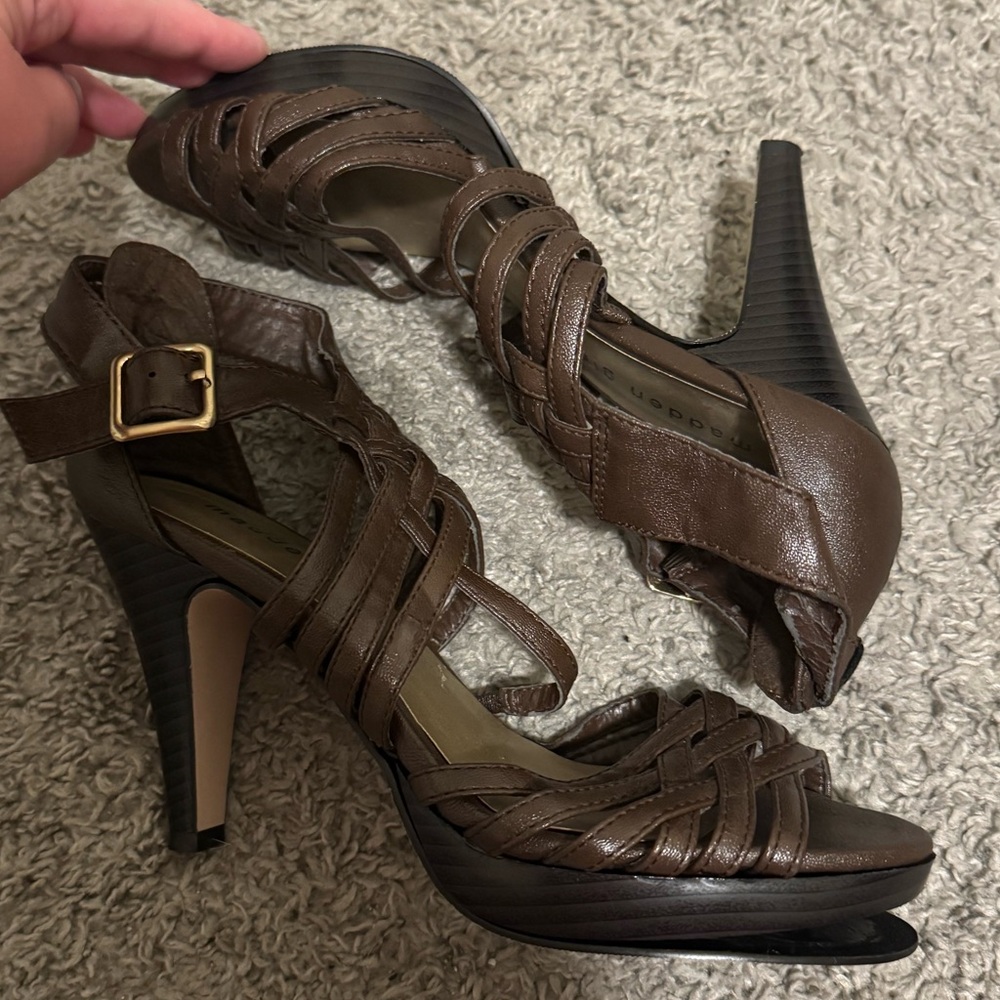 Madden Girl Brown Stiletto Heels